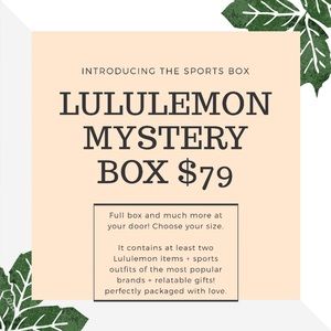 LULULEMON MYSTERY BOX ✨✨‼️🎁⁉️‼️❗️❓